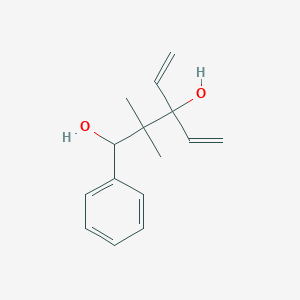 molecular formula C15H20O2 B14544417 3-Ethenyl-2,2-dimethyl-1-phenylpent-4-ene-1,3-diol CAS No. 61841-25-6