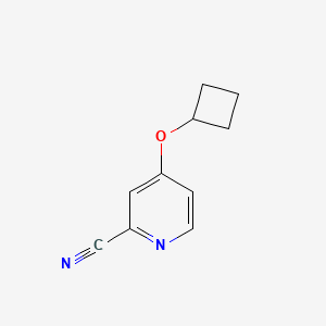 4-Cyclobutoxypyridine-2-carbonitrile