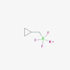 molecular formula C4H7BF3K B1454457 Potassium (cyclopropylmethyl)trifluoroborate CAS No. 1356481-57-6