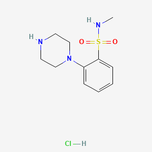 N-methyl-2-(piperazin-1-yl)benzene-1-sulfonamide hydrochloride