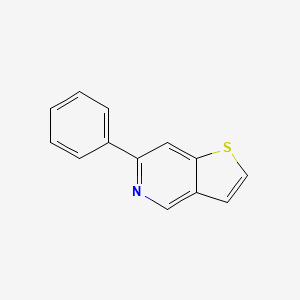 molecular formula C13H9NS B14544625 6-Phenylthieno[3,2-c]pyridine CAS No. 61940-07-6