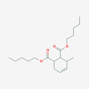 molecular formula C19H32O4 B14544706 Dipentyl 3-methylcyclohex-4-ene-1,2-dicarboxylate CAS No. 62174-66-7