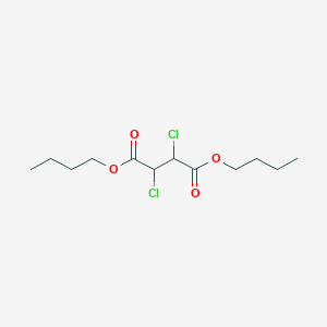 molecular formula C12H20Cl2O4 B14544771 Dibutyl 2,3-dichlorobutanedioate CAS No. 62243-29-2