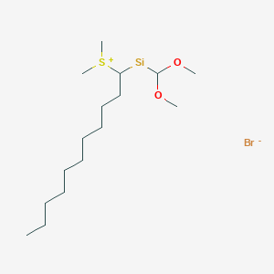 molecular formula C16H35BrO2SSi B14544803 CID 78065589 