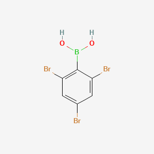 molecular formula C6H4BBr3O2 B1454482 2,4,6-Tribromophenylboronic acid CAS No. 1451392-84-9
