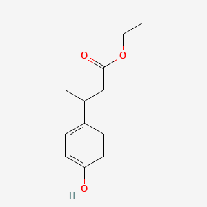 molecular formula C12H16O3 B1454483 Ethyl 3-(4-hydroxyphenyl)butanoate CAS No. 166960-11-8