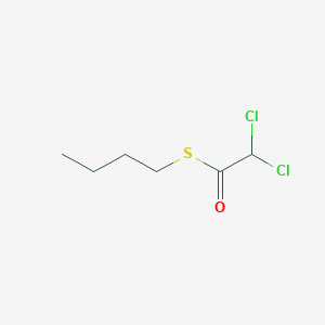 molecular formula C6H10Cl2OS B14544843 S-Butyl dichloroethanethioate CAS No. 61915-59-1