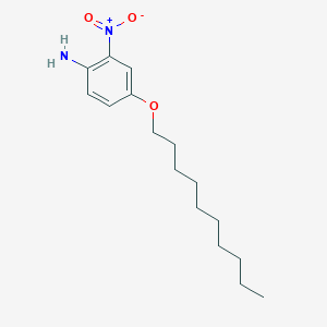 molecular formula C16H26N2O3 B14544847 4-(Decyloxy)-2-nitroaniline CAS No. 61761-29-3