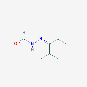 molecular formula C8H16N2O B14544848 N'-(2,4-Dimethylpentan-3-ylidene)formohydrazide CAS No. 62104-17-0