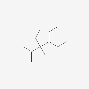 molecular formula C12H26 B14544926 3,4-Diethyl-2,3-dimethylhexane CAS No. 62184-90-1