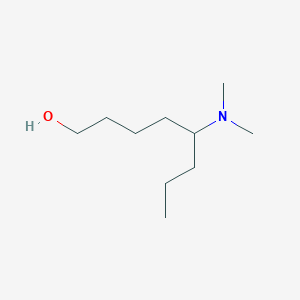molecular formula C10H23NO B14544934 1-Octanol, 5-(dimethylamino)- CAS No. 62143-12-8
