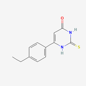 6-(4-ethylphenyl)-2-thioxo-2,3-dihydropyrimidin-4(1H)-one