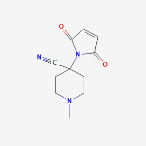 4-(2,5-dioxo-2,5-dihydro-1H-pyrrol-1-yl)-1-methylpiperidine-4-carbonitrile