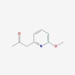 molecular formula C9H11NO2 B1454507 1-(6-Methoxypyridin-2-yl)propan-2-one CAS No. 1411241-42-3