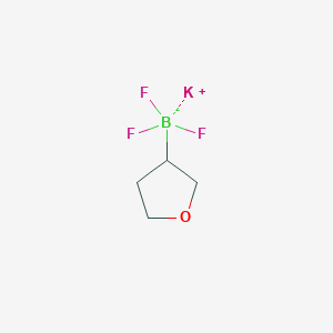Potassium trifluoro(oxolan-3-yl)boranuide