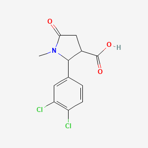 2-(3,4-Dichlorophenyl)-1-methyl-5-oxopyrrolidine-3-carboxylic acid