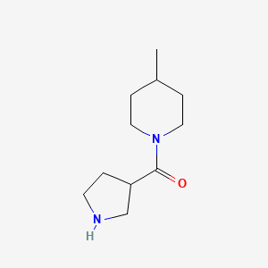 4-Methyl-1-(pyrrolidine-3-carbonyl)piperidine
