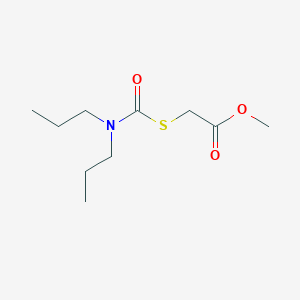 molecular formula C10H19NO3S B14545135 Methyl [(dipropylcarbamoyl)sulfanyl]acetate CAS No. 61772-68-7