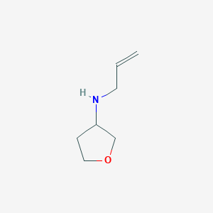 molecular formula C7H13NO B1454520 N-(prop-2-en-1-yl)oxolan-3-amine CAS No. 1342601-29-9