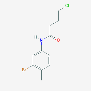 N-(3-bromo-4-methylphenyl)-4-chlorobutanamide