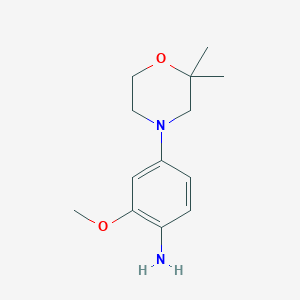 4-(2,2-Dimethylmorpholin-4-yl)-2-methoxyaniline