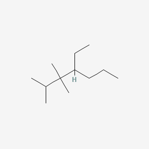 molecular formula C12H26 B14545327 4-Ethyl-2,3,3-trimethylheptane CAS No. 62199-16-0
