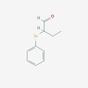 molecular formula C10H12OSe B14545430 Butanal, 2-(phenylseleno)- CAS No. 61759-12-4