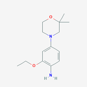 4-(2,2-Dimethylmorpholin-4-yl)-2-ethoxyaniline