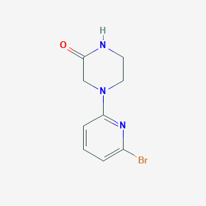 4-(6-Bromopyridin-2-yl)piperazin-2-one