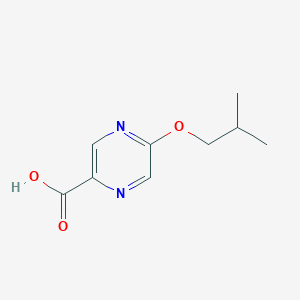 molecular formula C9H12N2O3 B1454552 5-Isobutoxypyrazine-2-carboxylic acid CAS No. 1286777-20-5