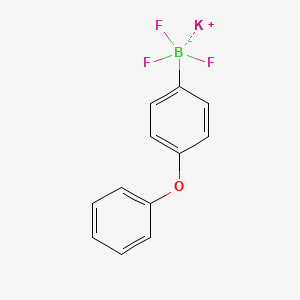 molecular formula C12H9BF3KO B1454555 Potassium trifluoro(4-phenoxyphenyl)boranuide CAS No. 1187951-62-7