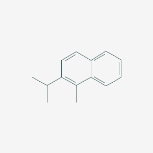 molecular formula C14H16 B14545575 Naphthalene, 1-methyl-2-(1-methylethyl)- CAS No. 61994-26-1
