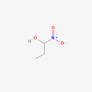 molecular formula C3H7NO3 B14545619 1-Nitropropan-1-ol CAS No. 61878-54-4