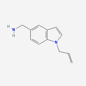 [1-(Prop-2-en-1-yl)-1H-indol-5-yl]methanamine