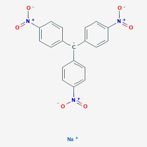 molecular formula C19H12N3NaO6 B14545655 Sodium tris(4-nitrophenyl)methanide CAS No. 62122-52-5