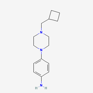 4-[4-(Cyclobutylmethyl)piperazin-1-yl]aniline
