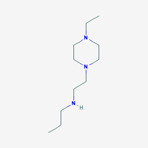 molecular formula C11H25N3 B1454574 [2-(4-Ethylpiperazin-1-yl)ethyl](propyl)amine CAS No. 1211458-25-1