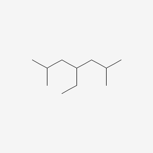 molecular formula C11H24 B14545763 4-Ethyl-2,6-dimethylheptane CAS No. 61868-31-3