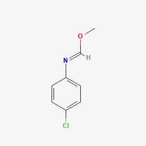 molecular formula C8H8ClNO B1454578 Methyl (4-chlorophenyl)imidoformate CAS No. 57585-31-6