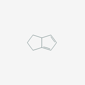 molecular formula C8H10 B14545789 Pentalene, 1,2,3,3a-tetrahydro- CAS No. 61771-82-2