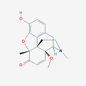 B145458 14-Methoxy-5-methylmorphinone CAS No. 131575-05-8