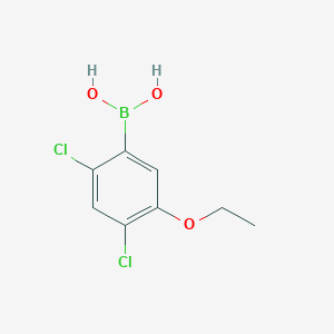 molecular formula C8H9BCl2O3 B1454584 (2,4-Dichloro-5-ethoxyphenyl)boronic acid CAS No. 915200-81-6