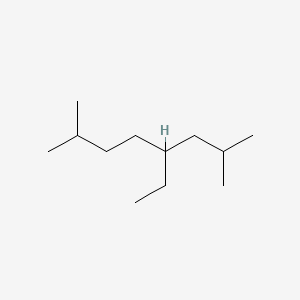 molecular formula C12H26 B14545846 4-Ethyl-2,7-dimethyloctane CAS No. 62183-56-6