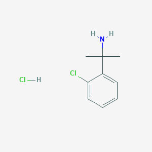 molecular formula C9H13Cl2N B1454589 2-(2-Chlorophenyl)propan-2-amine hydrochloride CAS No. 50481-48-6