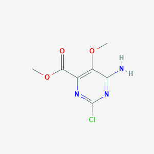 Methyl 6-amino-2-chloro-5-methoxypyrimidine-4-carboxylate