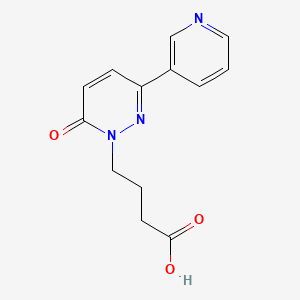 4-(6-oxo-3-pyridin-3-ylpyridazin-1(6H)-yl)butanoic acid