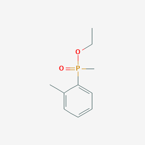 molecular formula C10H15O2P B14546004 Ethyl methyl(2-methylphenyl)phosphinate CAS No. 61820-30-2