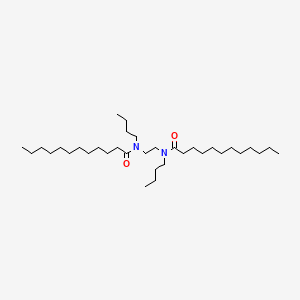 molecular formula C34H68N2O2 B14546007 N,N'-(Ethane-1,2-diyl)bis(N-butyldodecanamide) CAS No. 61797-54-4