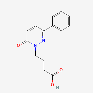 4-(6-oxo-3-phenylpyridazin-1(6H)-yl)butanoic acid