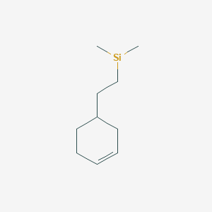 molecular formula C10H19Si B14546089 CID 23264652 
